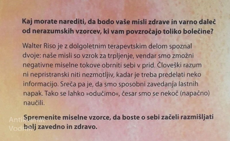 ZDRAVE MISLI, ZDRAVO ŽIVLJENJE, Walter Riso