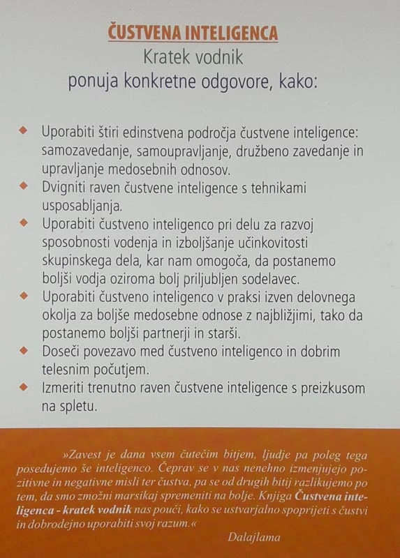 ČUSTVENA INTELIGENCA KRATEK VODNIK, Travis Bradberry