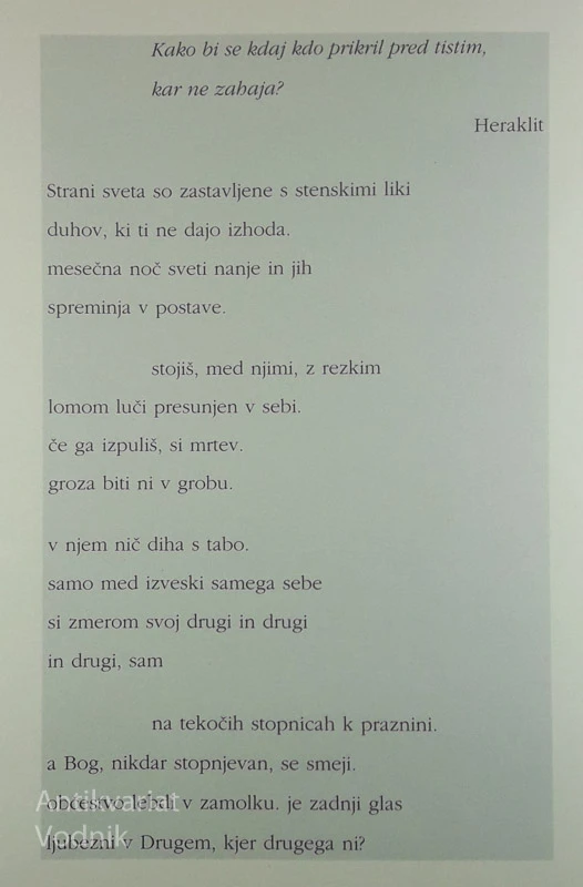 NOČITVE, Niko Grafenauer