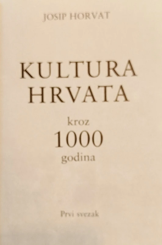 POVIJEST HRVATA, Vjekoslav Klaić