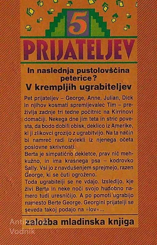 PET PRIJATELJEV; V MEGLI, Enid Blyton
