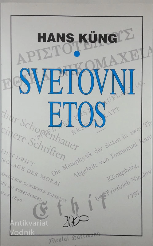 SVETOVNI ETOS, Hans Kung