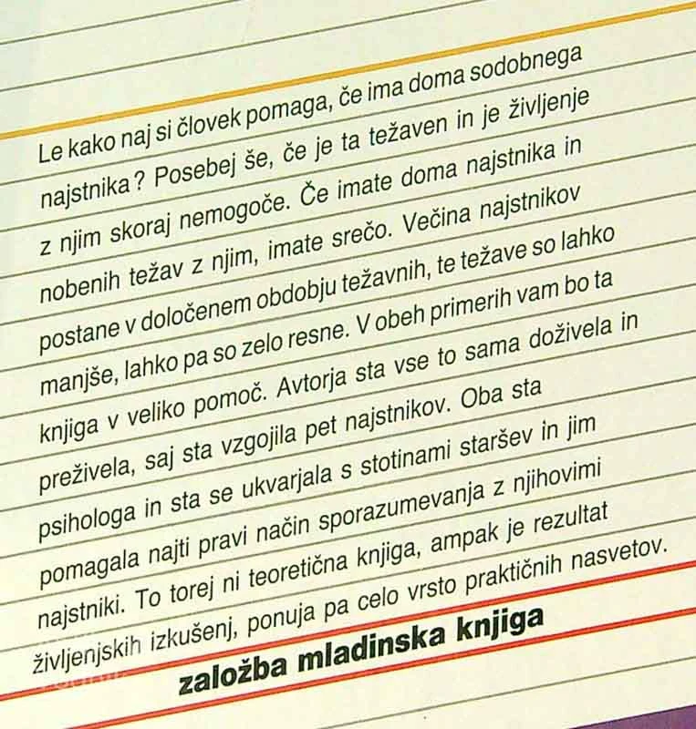 NA POMOČ, NAJSTNIKA IMAMO, dr. R. T. Bayard, dr. J. Bayard