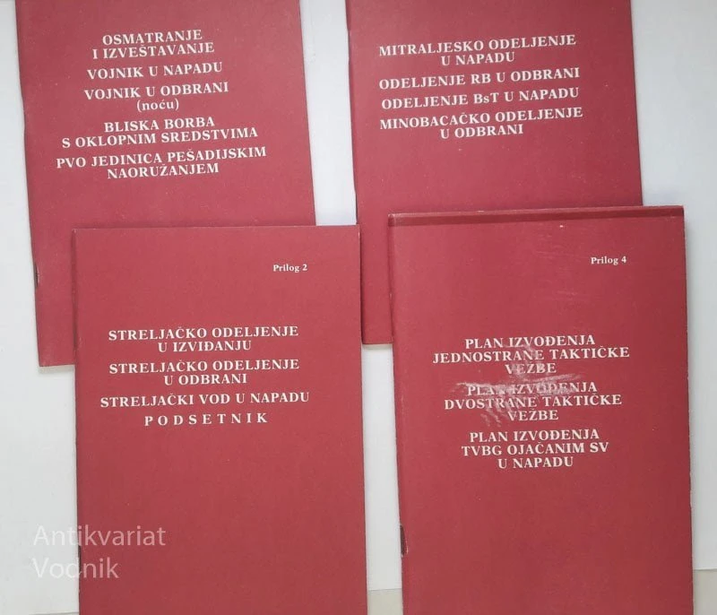 METODIČKI PRIRUČNIK ZA PRAKTIČKU OBUKU PEŠADIJE (V 4 KNJGAH)
