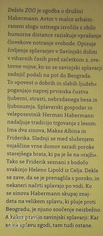DEŽELA ZOO, Dušan Čater