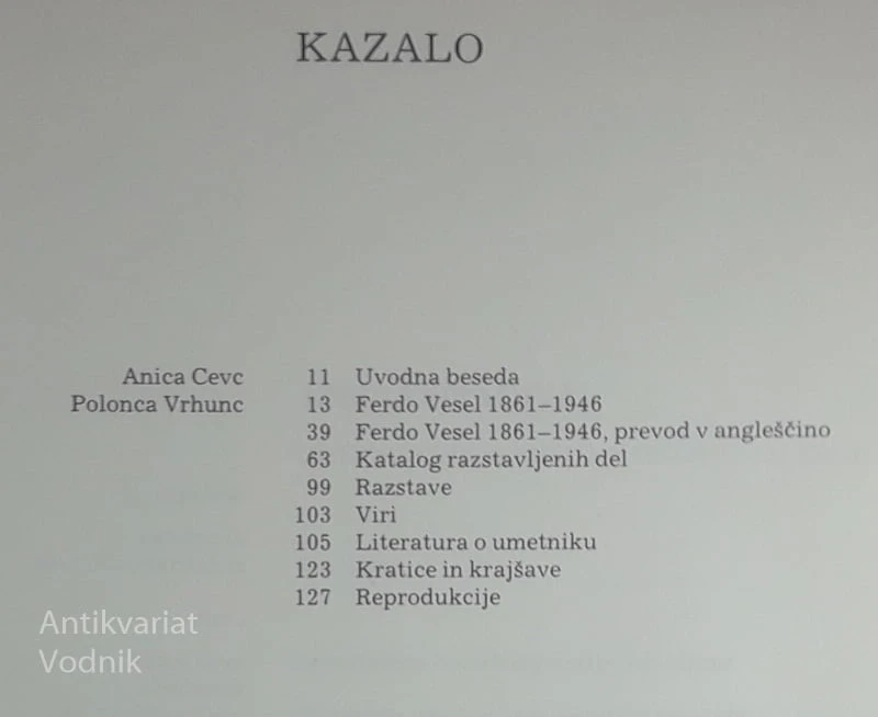 FERDO VESEL, Polonca Vrhunc