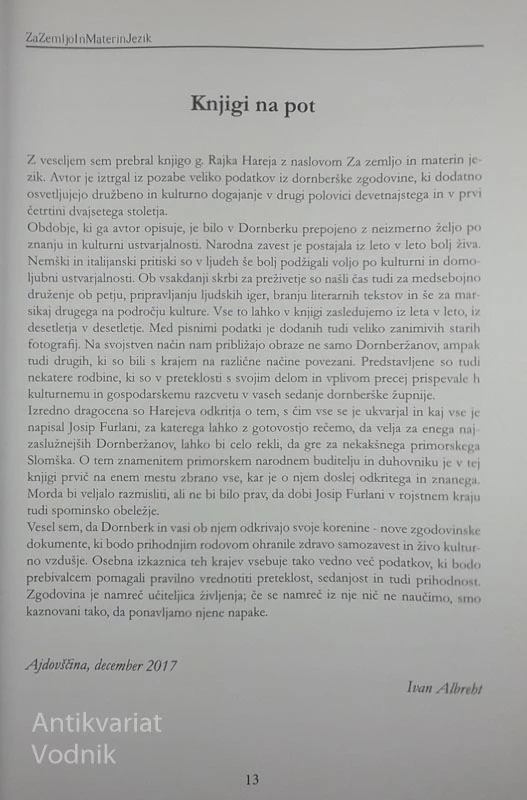 Za Zemljo In Materin Jezik, Rajko Harej