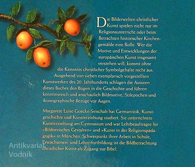 CHRISTLICHE BILDER VERSTEHEN, M. L. Goecke -Seischab, F. Harz