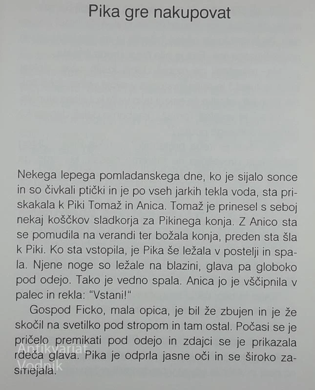 PIKA NOGAVIČKA SE VKRCAVA NA LADJO, Astrid Lindgren