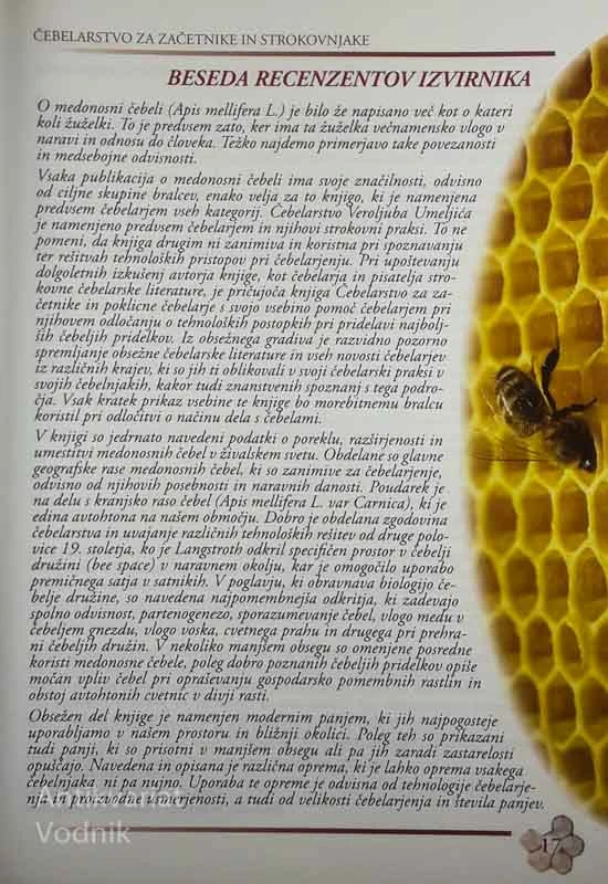 ČEBELARSTVO ZA ZAČETNIKE IN STROKOVNJAKE, Veroljub Umeljić