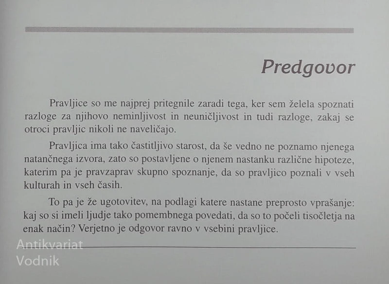 BREZ PRAVLJICE NI OTROŠTVA, Zdenka Zalokar Divjak