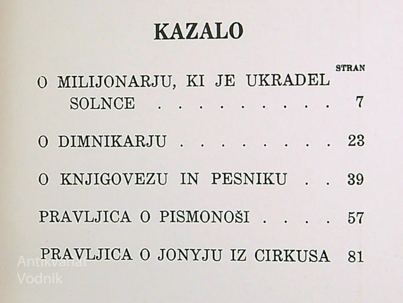 PRAVLJICE, Jiři Wolker