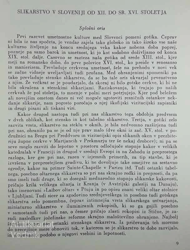 SLIKARSTVO V SLOVENIJI OD 12. DO 16. STOLETJA, France Stele