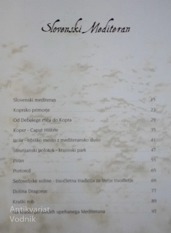 SLOVENSKI MEDITERAN, Matevž Lenarčič