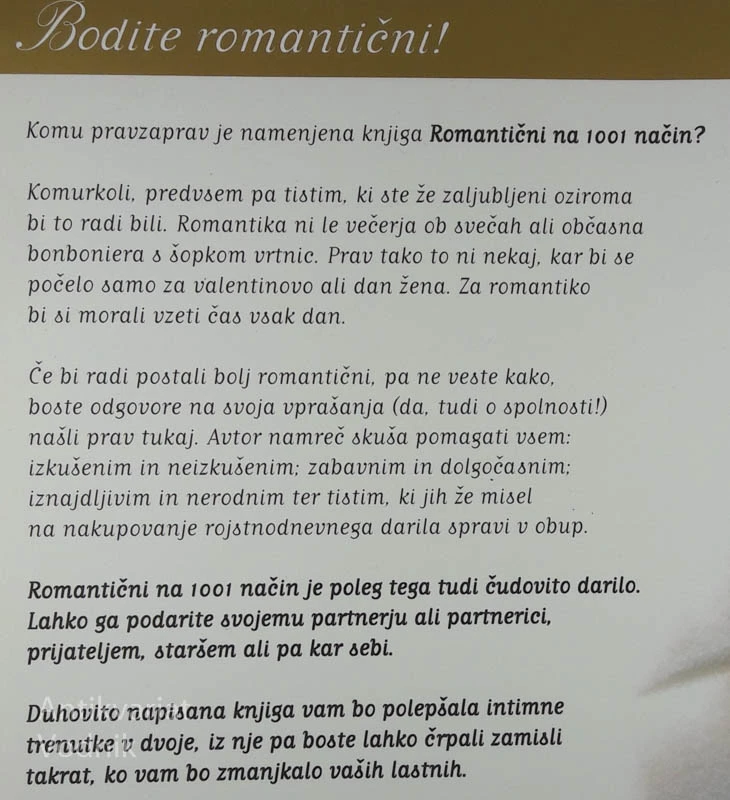 ROMANTIČNI NA 1001 NAČIN, Gregory Godek