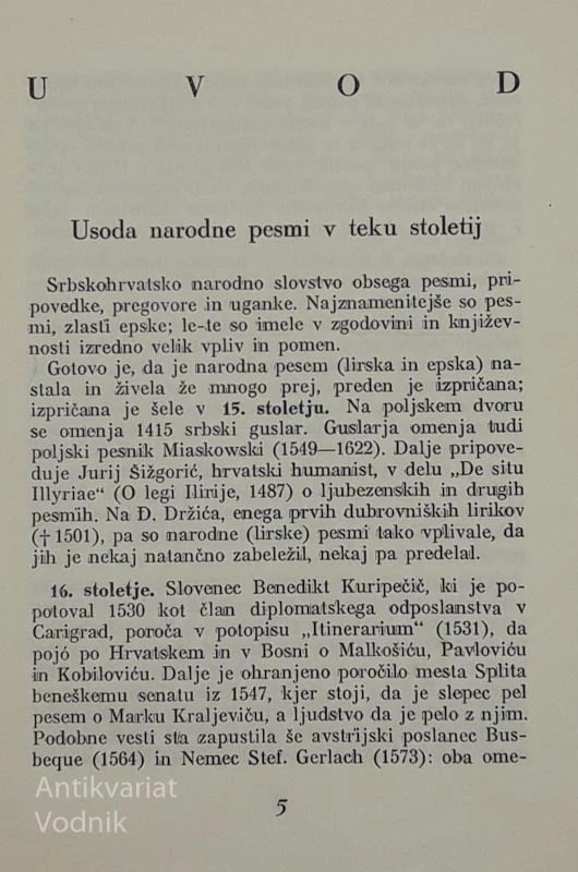 EPSKE NARODNE PESMI I. snopič Priredil Dr. Mirko Rupel