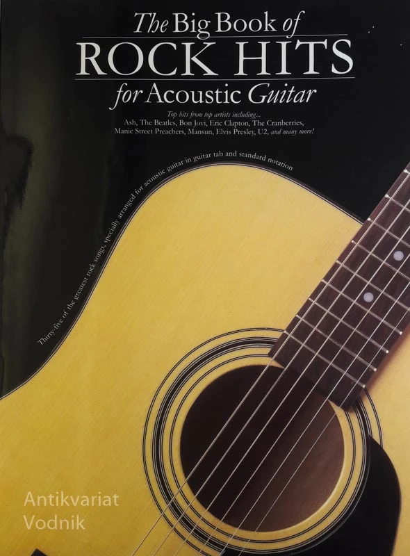 THE BIG BOOK OF ROCK HITS FOR ACOUSTIC GUITAR