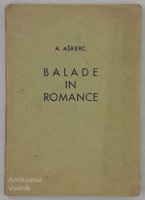 BALADE IN ROMANCE A. Aškerc