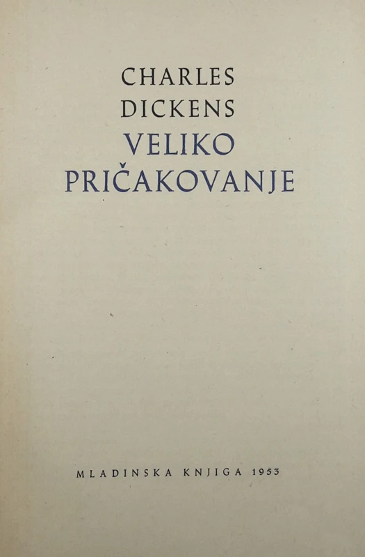 VELIKO PRIČAKOVANJE, Charles Dickens