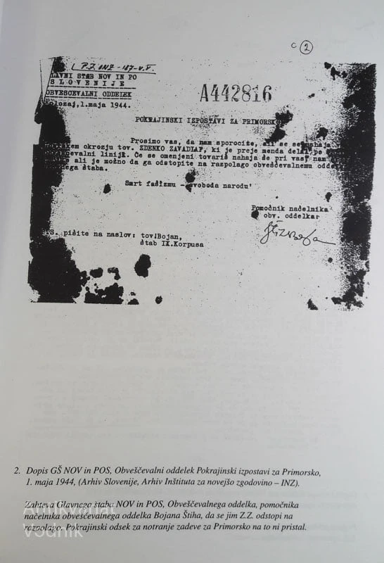 PARTIZANI, OBVEŠČEVALCI, JETNIKI, Zdenko Zavadlav