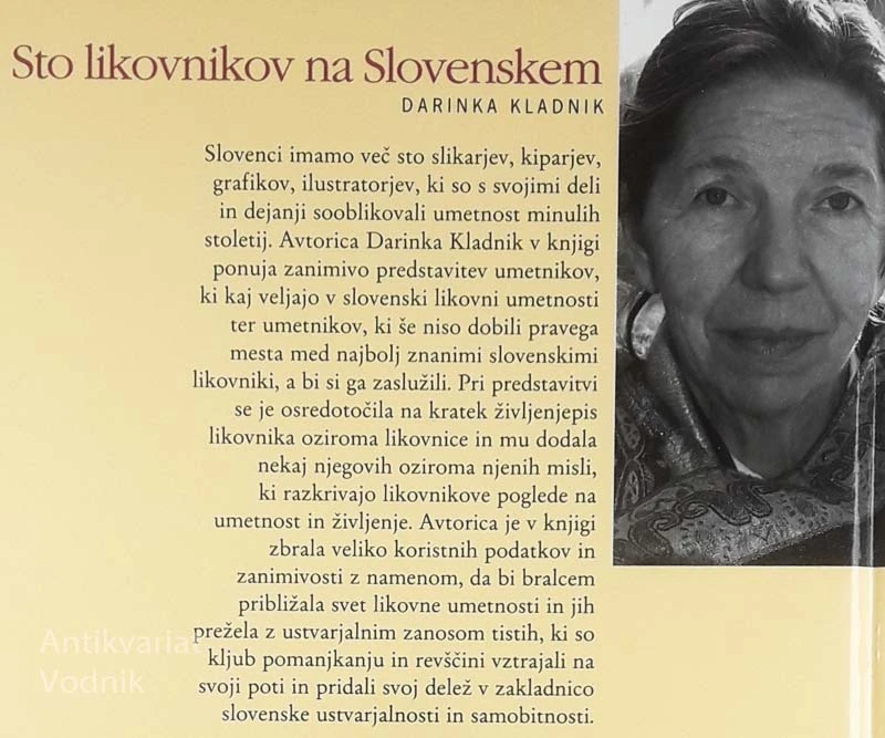 STO LIKOVNIKOV NA SLOVENSKEM, Darinka Kladnik