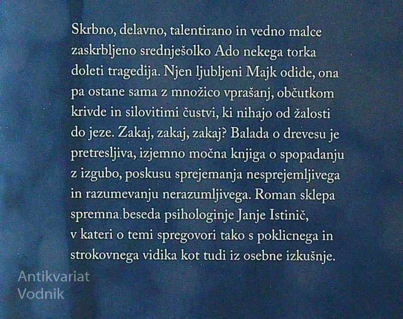 BALADA O DREVESU, Mateja Gomboc