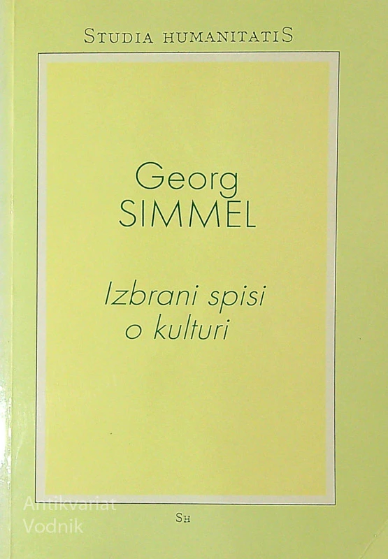 IZBRANI SPISI O KULTURI, Georg Simmel