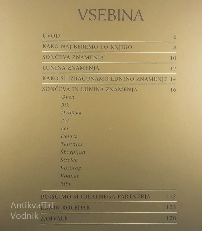 SONCE IN LUNA V NAŠEM HOROSKOPU, Richard Craze