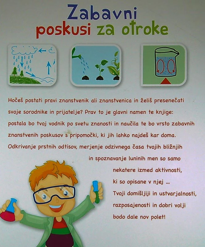ZABAVNI POSKUSI ZA OTROKE, Carla Nieto Martinez