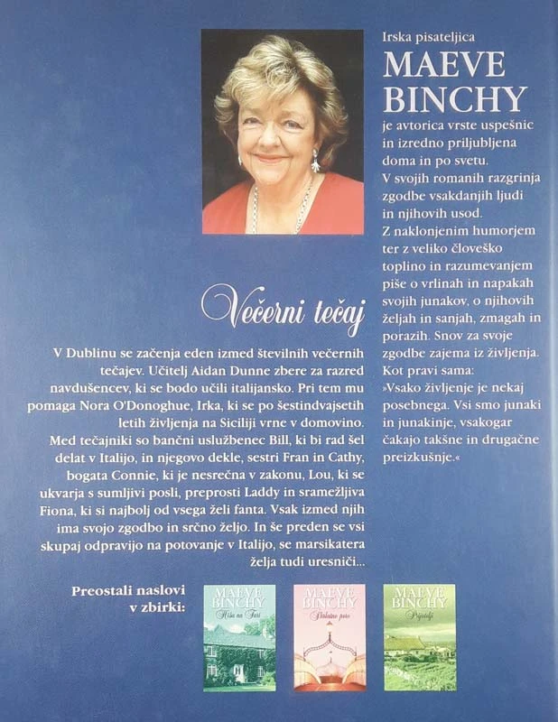 VEČERNI TEČAJ, Maeve Binchy