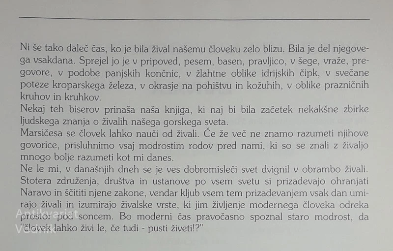 ŽIVALI ZLATOROGOVEGA KRALJESTVA V LJUDSKEM IZROČILU, Dušica Kunaver