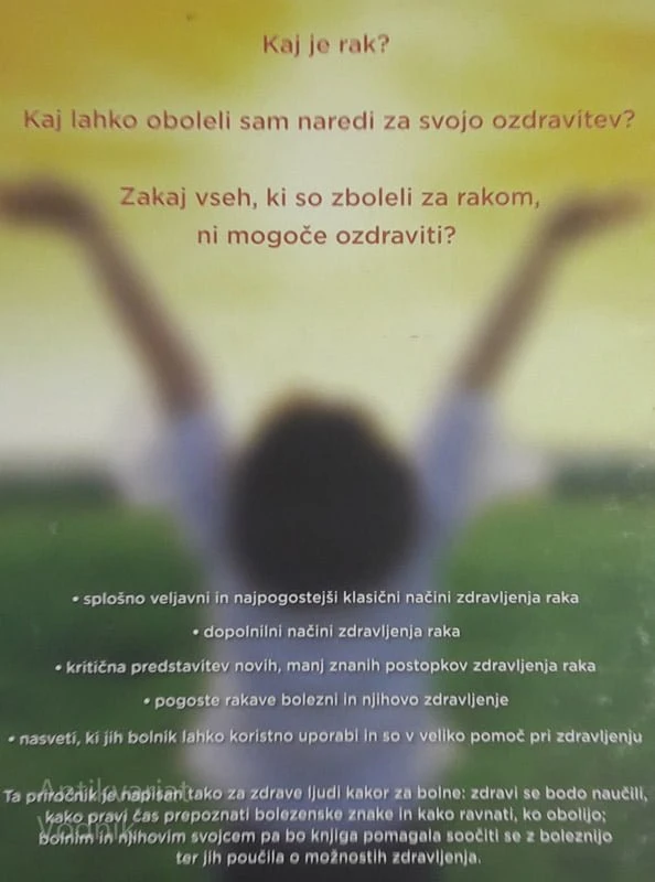 Gorazd Gavez PREMAGANI SOVRAŽNIK Biološko zdravljenje raka