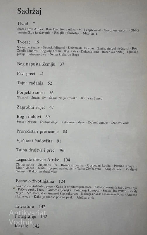 AFRIČKA MITOLOGIJA, Geoffrey Parrinder