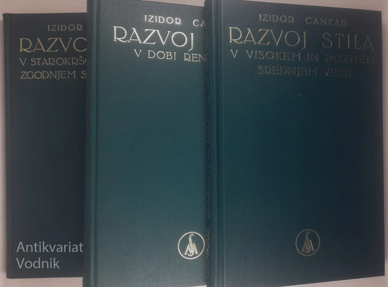 RAZVOJ STILA (v 3 knjgah), Izidor Cankar