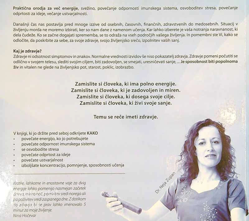 PREBUDI NAJBOLJŠE V SEBI, Dr. Neja Zupan