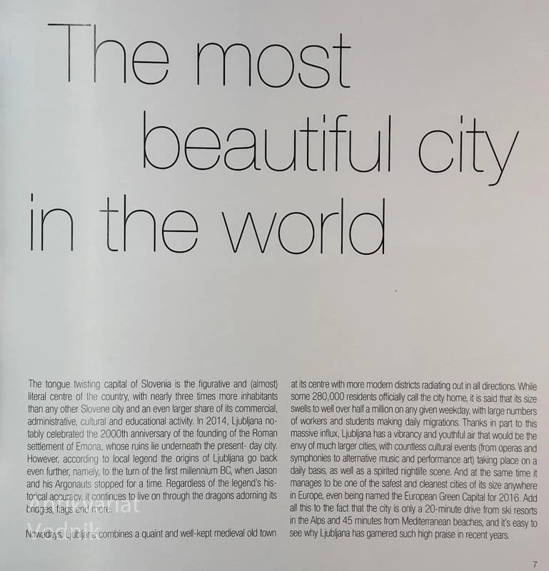 THE LJUBLJANA BOOK, Top 100 Experiences