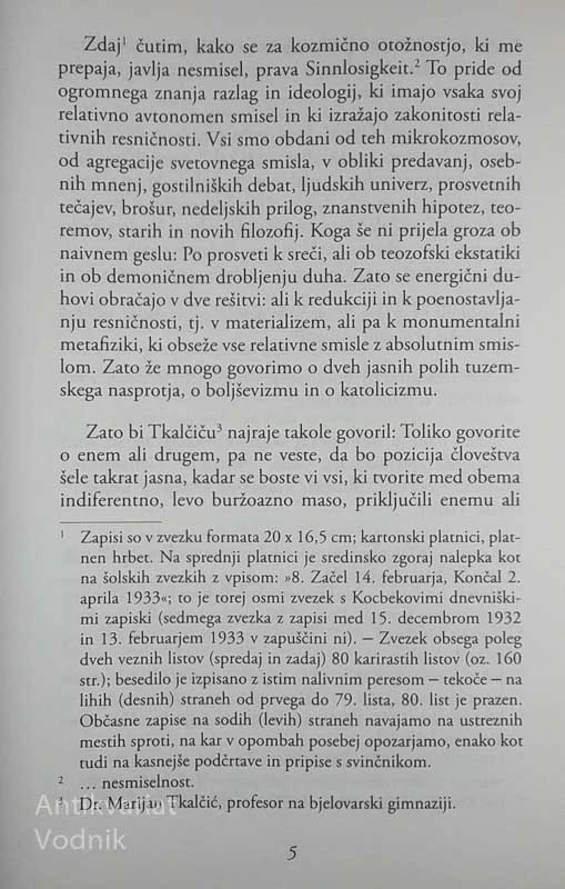 ZBRANO DELO, Edvard Kocbek