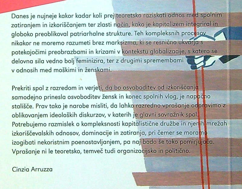 NEVARNA RAZMERJA; POROKE IN RAZVEZE MARKSIZMA IN FEMINIZMA, Cinzia Arruzza