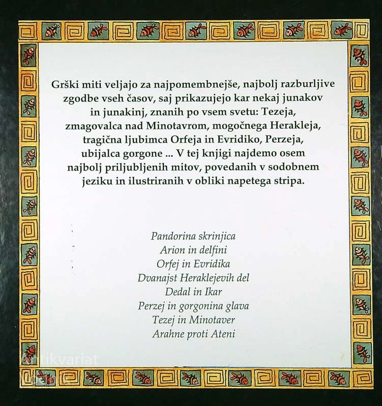 GRŠKI MITI ZA OTROKE, Marcia Williams