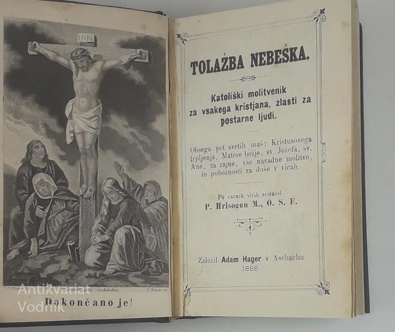 TOLAŽBA NEBEŠKA; KATOLIŠKI MOLITVENIK