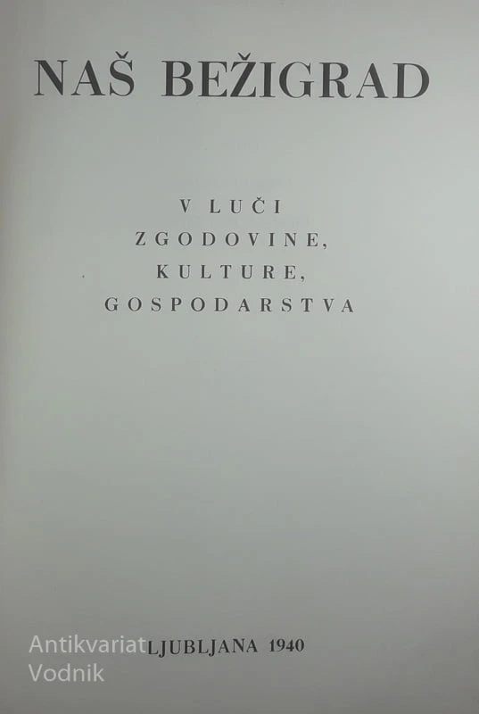 NAŠ BEŽIGRAD, več avtorjev