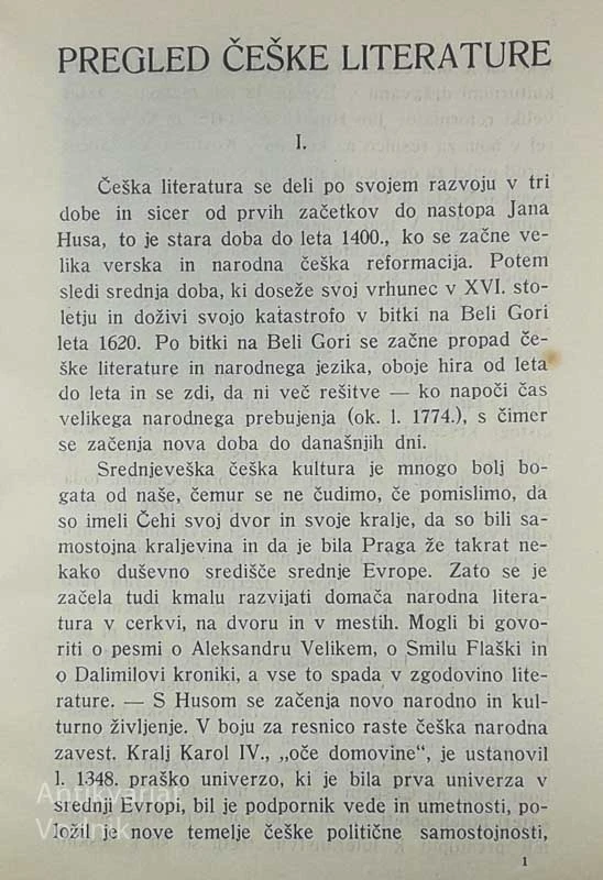 ČEŠKA ANTOLOGIJA, več avtorjev