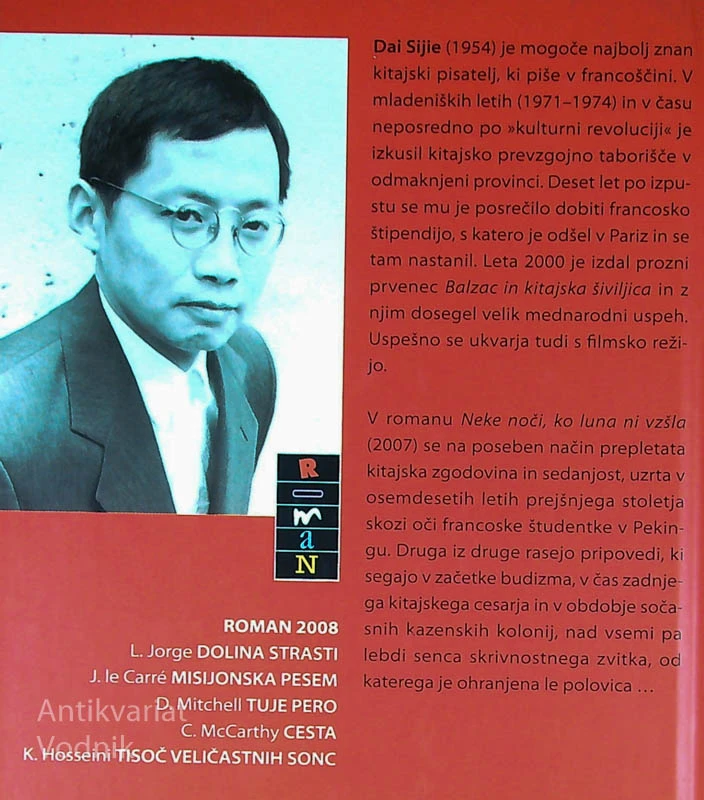 NEKE NOČI, KO LUNA NI VZŠLA, Dai Sijie