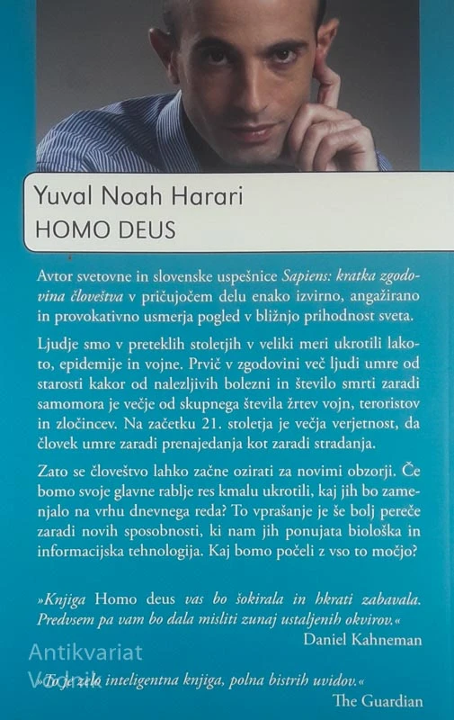 HOMO DEUS; KRATKA ZGODOVINA PRIHODNOSTI, Harari