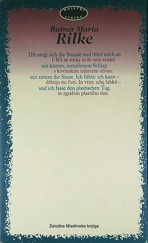 RAINER MARIA RILKE