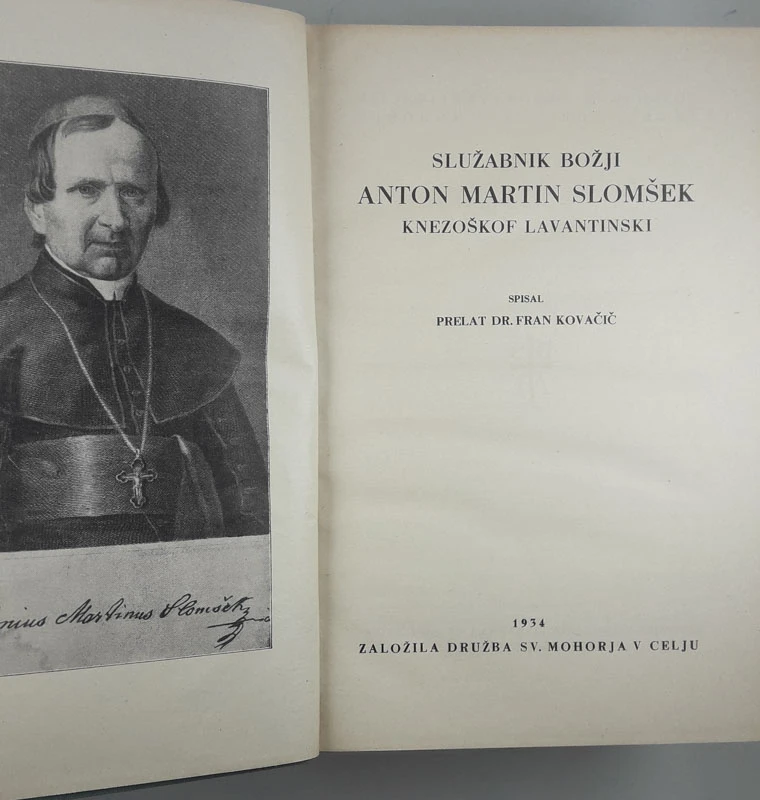 ANTON MARTIN SLOMŠEK, Dr. Fran Kovačič