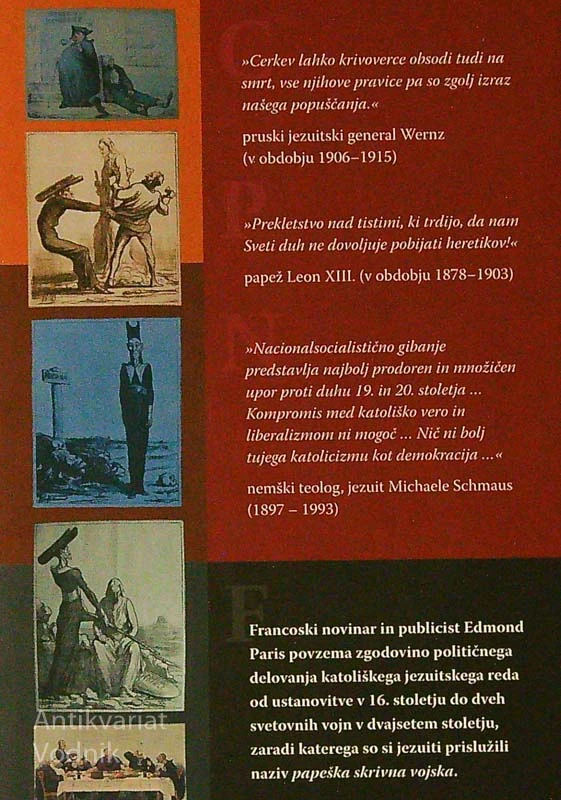 JEZUITI; SKRIVNA VOJSKA PAPEŠTVA, Edmund Paris