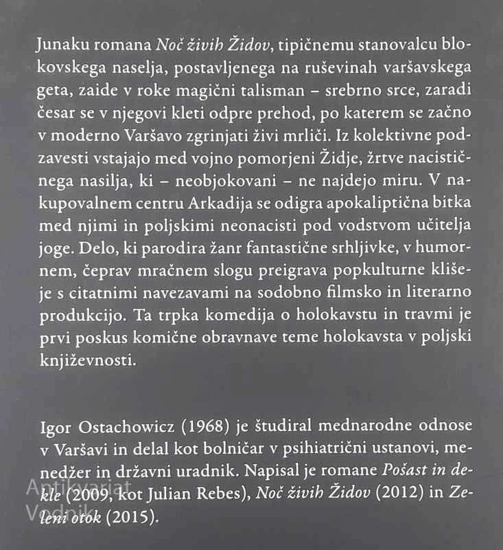 NOČ ŽIVIH ŽIDOV, Igor Ostachowicz