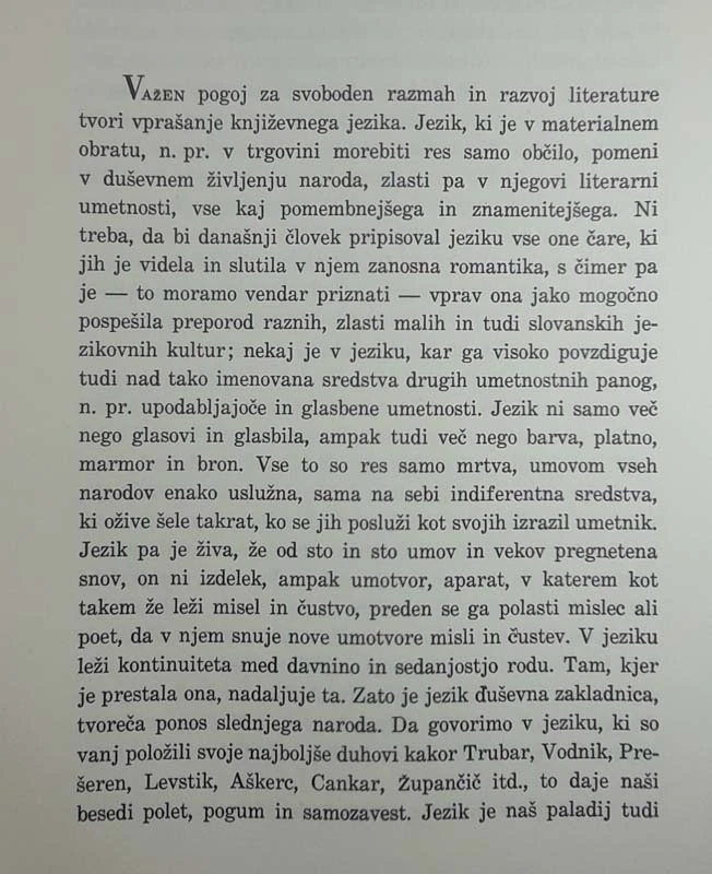 BORBA ZA INDIVIDUALNOST SLOVENSKEGA KNJIŽNEGA JEZIKA, Ivan Prijatelj