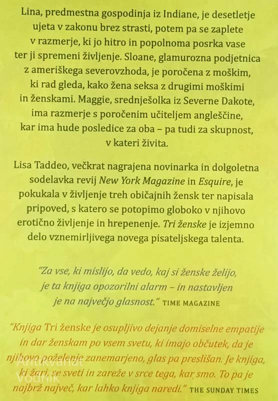 TRI ŽENSKE, Lisa Taddeo